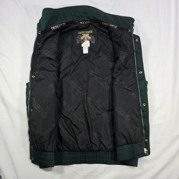 Vintage Descente Dark Green Ski Vest. L - Picture 9 of 12